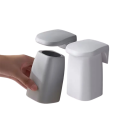 Magnetický nástenný držiak na kelímok 10,5 x 6,5 x 8 cm ABS kúpeľňový držiak na kelímok na ústnu vodu Otočené sušenie Hygienický organizér 1