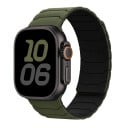 Magnetický silikónový remienok pre Apple Watch Series 11 46 mm Nastaviteľný mäkký pás s magnetickým zapínaním pohodlný remienok 7