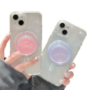 Magnetický skládací držák na telefón Plastový univerzálny stojanček pre iPhone 16 15 Samsung Xiaomi Na stôl aj do auta 2