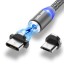 Magnetický USB nabíjací kábel K434 1