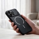 Magnetikus hátlap iPhone 17-hez MagSafe kompatibilis Matt nano üveg Vezeték nélküli töltés Pontos illeszkedés Hátsó védelem 10