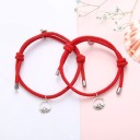 Magnetische armband met touwtjes voor koppels (2 stuks) 5