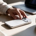 Magnetische hoes voor iPhone 17 Pro compatibel met MagSafe Matte nano glas Draadloos opladen Nauwkeurige uitlijning Bescherming van de achterkant 10