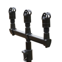 Magnetische houder voor de vissershengel met snelontgrendelmechanisme Hirisi 6,3 × 4,2 cm stevige bevestiging zwart voor vissteunen 6