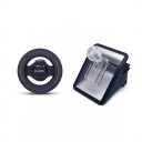 Magnetische houder voor mobiele telefoon Tesla Model 3 Highland 2024 en Model Y Launch 2025 360° draaibaar Zachte siliconen basis Zwart 2