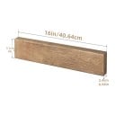 Magnetische Lieste für Messer aus Akazienholz 40,6 x 5,1 x 2,4 cm Wandhalterung für Messer mit starken Magneten Hellbraun Für die Küche 6