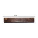 Magnetische messenhouder 40 x 6 x 2,1 cm van acaciahout Wandhouder voor messen met sterke magneten Donkerbruin Voor de keuken en werkplaats 3