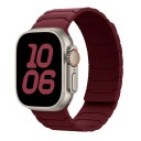 Magnetische siliconen band voor Apple Watch Series 11 46 mm Verstelbare zachte band met magnetische sluiting comfortabele band voor dagelijks gebruik 10