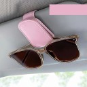 Magnetischer Brillenhalter fürs Auto 10 x 4,5 cm mit Clip für die Sonnenblende Schutz gegen Kratzer universelle Montage 7