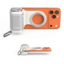 Magnetischer Griff für die Fotografie mit dem Mobiltelefon mit Fernbedienung und Stabilisator für MagSafe weiß für Fotos und Videos 2