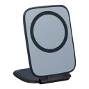 Magnetischer Handyhalter für das Auto Kompatibel mit MagSafe Extra dünn 3,5 mm Faltbar um 270 Grad Grau-Schwarz Für das Armaturenbrett und Reisen 2