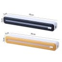 Magnetischer Lebensmittel-Folienspender Aufbewahrungsbox mit Schneider Kunststoff- und Aluminiumfolie Halter für Frischhaltefolie 7