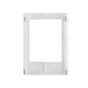 Magnetischer Polaroid-Bilderrahmen, 8,8 x 6,3 cm, kleiner Acryl-Fotokartenrahmen, transparenter Mini-Bilderrahmen für den Tisch 1