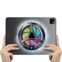 Magnetischer Tablet-Kühler mit 10 cm Ventilator Gaming-Kühler für Tablet USB-C Universelle Kühlung gegen Überhitzung 2