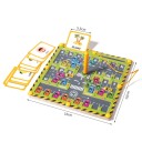 Magnetisches Spiel mit Autos  Holzspiel für Kinder mit einem Magnetstift Set mit Spielkarten und Autos Lustiges Logikspiel für Kinder 2