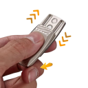 Magnetisk antistress legetøj med fingeraftryk 45,5 × 24 × 12 mm metallegering klikker og glider fidget til stressaflastning 4