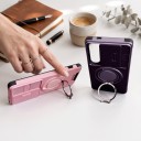 Magnetisk cover med stativ til Samsung Galaxy A06 Holdbart Skydedæksel til objektiver Finger-ring Understøttelse af trådløs opladning 2