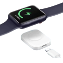 Magnetisk hurtigoplader til Apple Watch med Lightning stik 5V/1A, kompatibel med Series 1-9, sikker opladning uden opvarmning 2