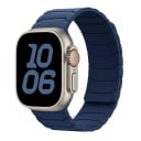Magnetisk silikonearmbånd til Apple Watch 42 mm 44 mm 45 mm 46 mm 49 mm Justerbart komfortabelt armbånd med magnetisk fastgørelse 4