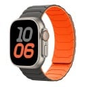 Magnetisk silikonearmbånd til Apple Watch 42 mm 44 mm 45 mm 46 mm 49 mm Justerbart komfortabelt armbånd med magnetisk fastgørelse 5