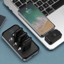 Magnetiske mini powerbanks 1200 mAh med dockingstation 2