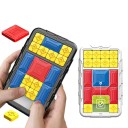 Magnetiskt skjutpussel 20 x 12 cm Logikspel med siffror och bilder Pedagogisk hjärnteaser för barn och vuxna Minnes- och tanketräning 1