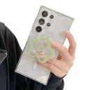 Magnettinen puhelinteline iPhonelle Muovinen kukkakuvioinen teline magneetilla Tyylikäs koristeellinen puhelinteline pöydälle 1