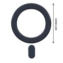 Magnettinen puhelinteline universaalilla tarralla 5,9 cm Magneettinen rengas iPhonelle ja Androidille Vankka kiinnitys ja mukava käyttö 4