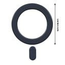 Magnettinen puhelinteline universaalilla tarralla 5,9 cm Magneettinen rengas iPhonelle ja Androidille Vankka kiinnitys ja mukava käyttö 4