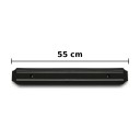 Magnettinen veitsiteline 55 cm kahdella magneetilla Metallinen Musta Seinäteline veitsille ja työkaluille Keittiöön, verstas ja autotalli 3