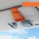 Magnetyczny uchwyt na okulary do samochodu 10 x 4,5 cm z klipsem na osłonę przeciwsłoneczną ochrona przed zarysowaniami uniwersalny 5