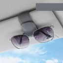 Magnetyczny uchwyt na okulary do samochodu 10 x 4,5 cm z klipsem na osłonę przeciwsłoneczną ochrona przed zarysowaniami uniwersalny 7