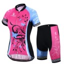 Maillot ciclista mujer con culotte corto P3772 3