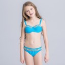 Maillot de bain deux pièces pour fille - Bleu 1