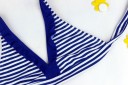 Maillot de bain deux pièces rayé pour fille 2