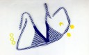 Maillot de bain deux pièces rayé pour fille 3