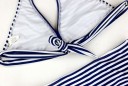 Maillot de bain deux pièces rayé pour fille 4