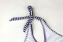 Maillot de bain deux pièces rayé pour fille 5
