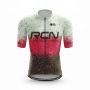 Maillot de cyclisme pour homme à manches courtes avec zip sur toute la longueur Matériau élastique 80 % polyester et 20 % spandex 3