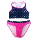 Maillots de bain deux pièces pour filles à pois 1