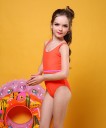 Maillots de bain pour filles à rayures J2492 4