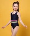 Maillots de bain pour filles à rayures J2492 6