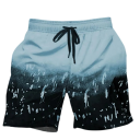 Maillots de bain pour hommes à cordon de serrage avec jambes multicolores en polyester, maillots de bain d'été à séchage rapide pour la plage et la piscine 1