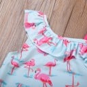 Maillots de bain une pièce pour filles - Flamants roses 7
