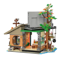 Maison forestière 20 x 23 x 20 cm 1108 pièces Cabane d'arbre éclairée par LED Blocs de construction Micro Ensemble pour enfants et adultes Maison 2