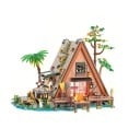 Maison forestière 21 x 24 x 21 cm 1486 pièces LED maison lumineuse Blocs de construction micro Kit pour enfants et adultes Modèle créatif naturel 1