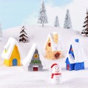 Maisons de Noël décoratives 4 pcs 1