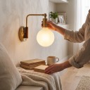 Maitomainen LED-lamppu G95 E27 Pyöreä muoto hajautetulla valolla 3 W 220 V ja 110 V 13,3 x 9,5 cm Lämmin valkoinen 3000 K Lamppuja ja valaisimia varten 6
