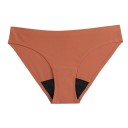Majtki menstruacyjne 4-warstwowe bielizna poliester nylon elastan spandex jednokolorowe majtki do menstruacji wielokrotnego użytku 5