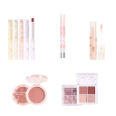 Make-up sada na líčení s 4 lesky na rty, oboustrannou tužkou na obočí, korektorem, tvářenkou a paletkou očních stínů, květinový design 2